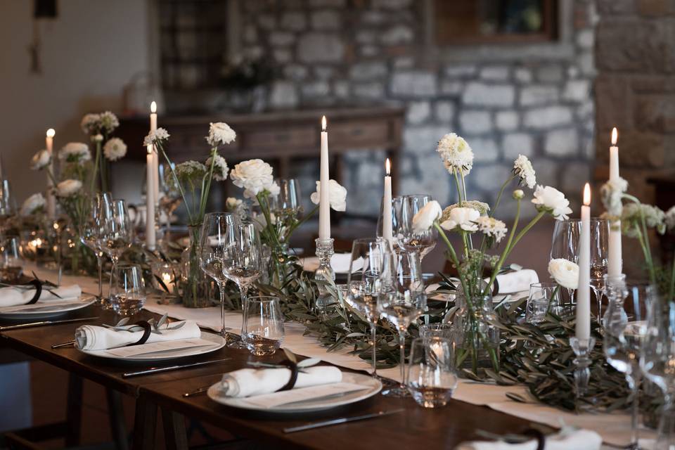 Wedding Dinner In Tuscany