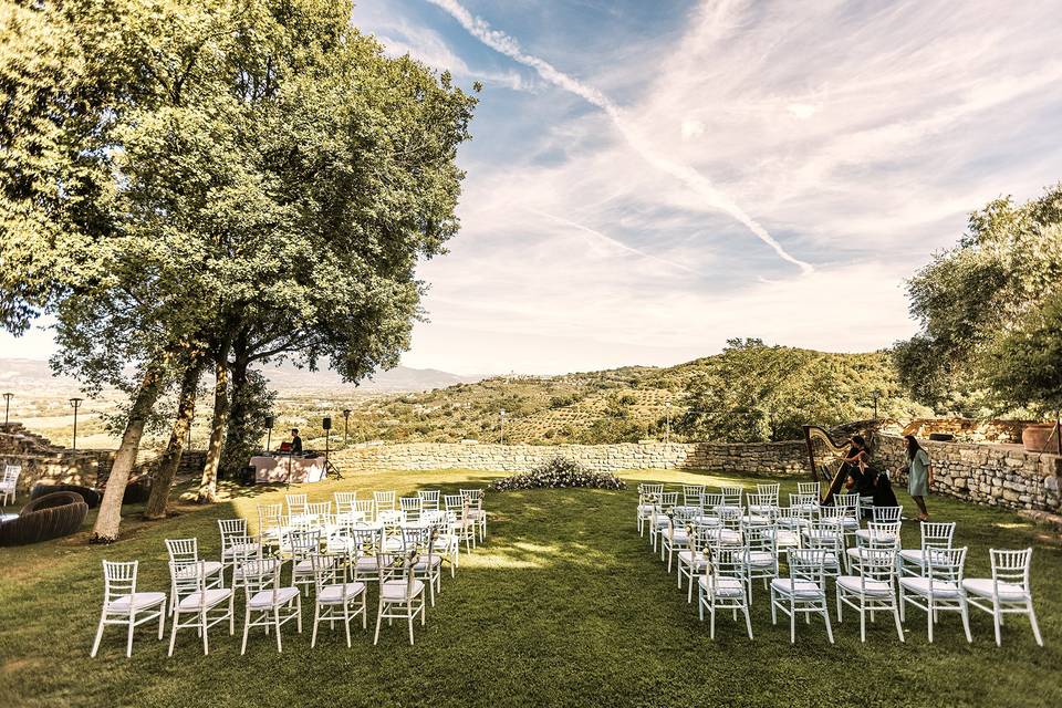 Ceremony with a view