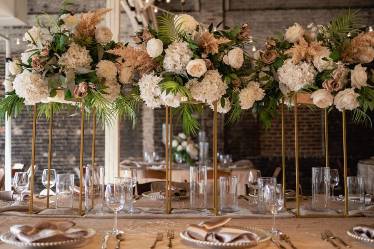 Rustic wedding flowers