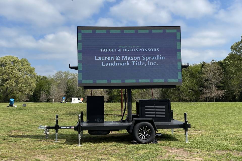 Mobile Video Screen 12x7