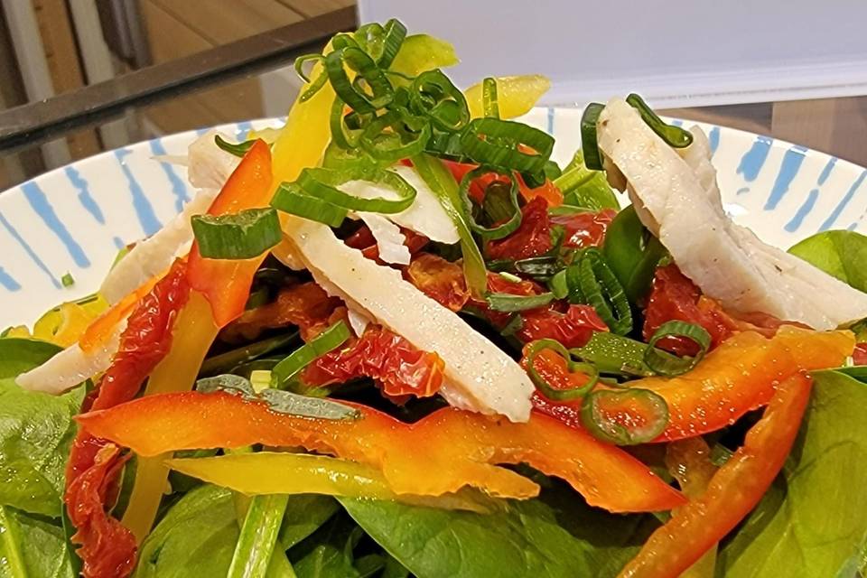 Spinach salad