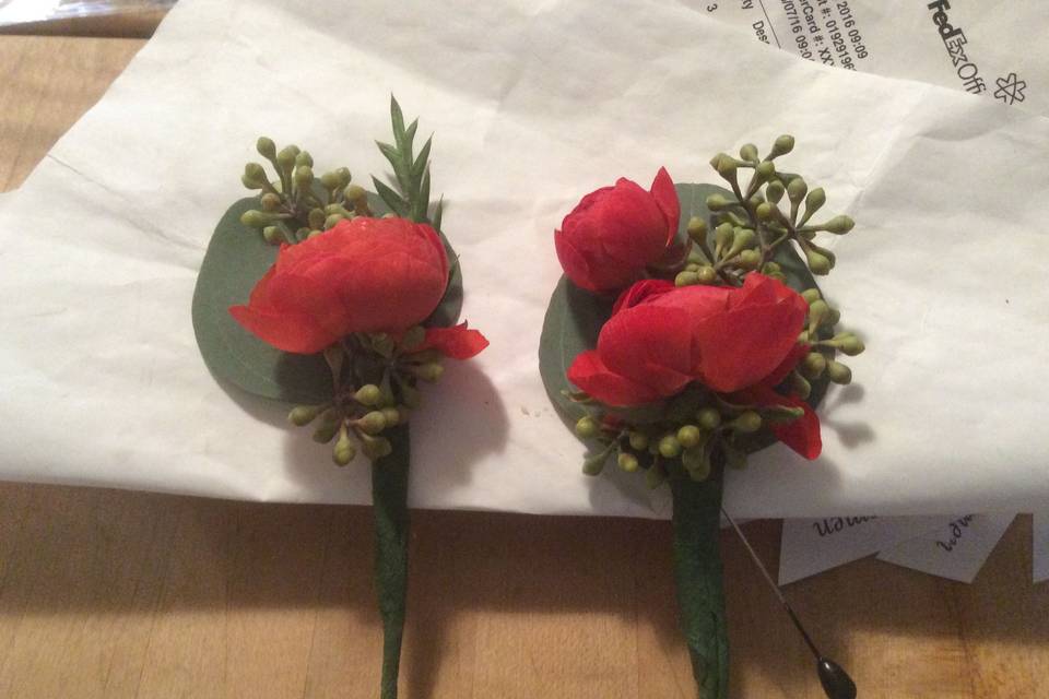 Flowers for the men