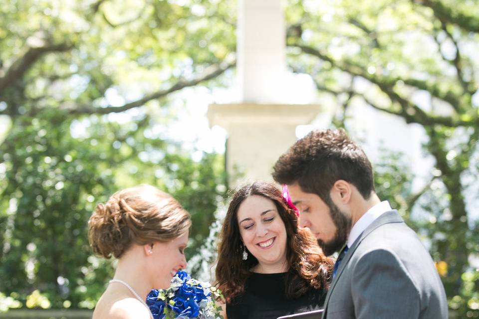 Jackie & Dan, May 2015, Jonson Square. Photo by It's Megan Jones.