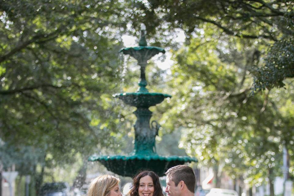 Lauren & Shane, December 2015, Lafayette Square. Photo by It's Megan Jones.