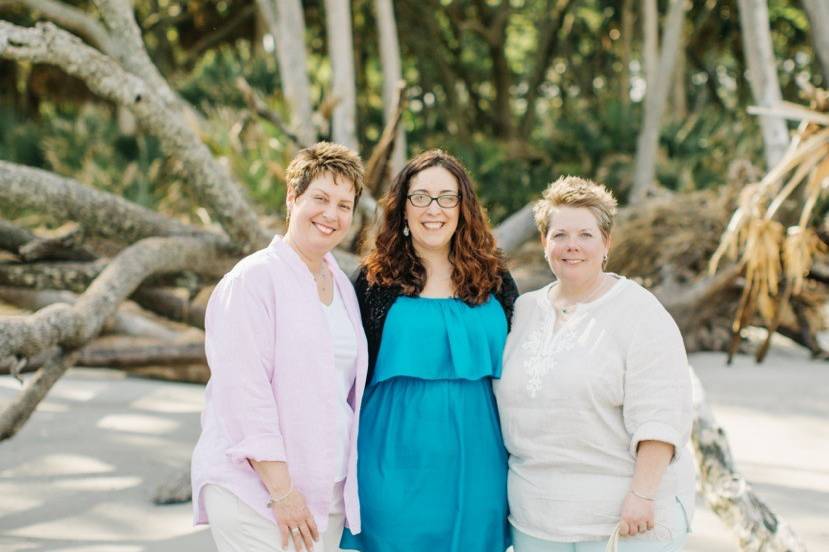 Mary & Lisa, July 2015, Tybee Island. Photo by It's Megan Jones.