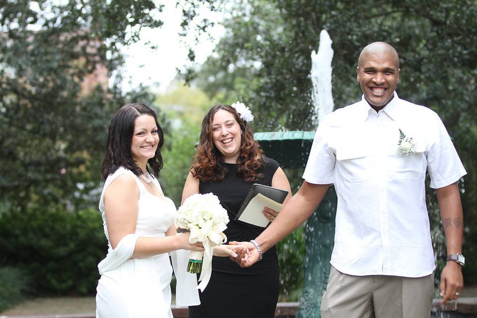 Valerie & Rico, September 2014, Columbia Square. Photo by It's Megan Jones.