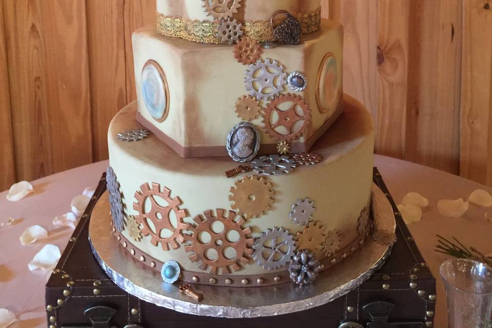 Intricate cake