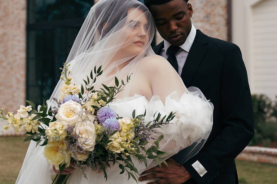 Bride in our Evangeline Set