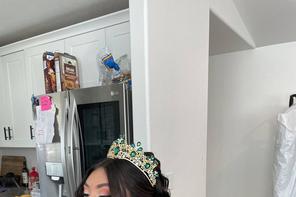 Bridal hair