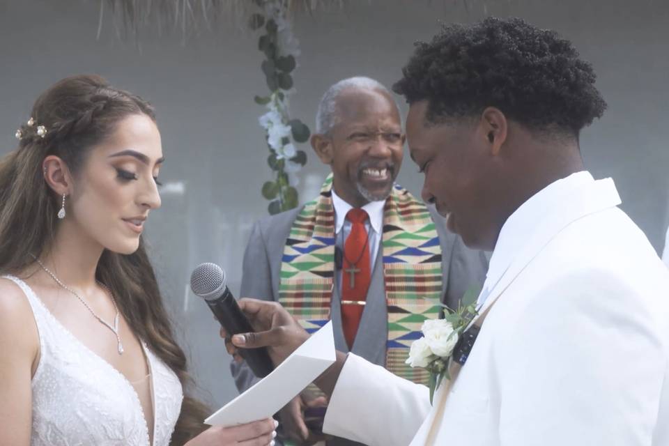 Exchanging vows