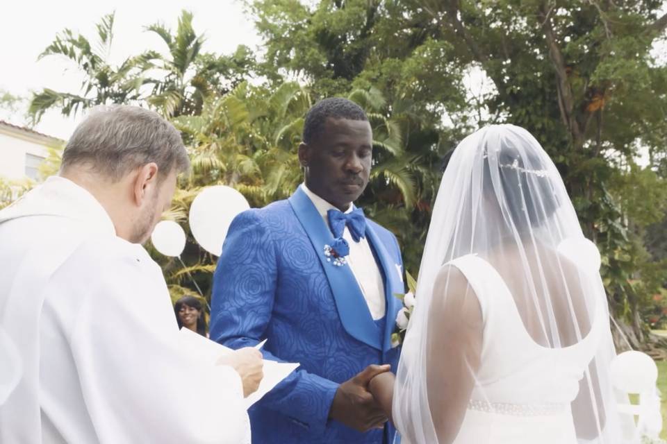 At ceremony