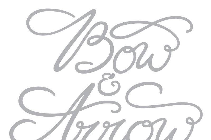 Bow & Arrow Calligraphy