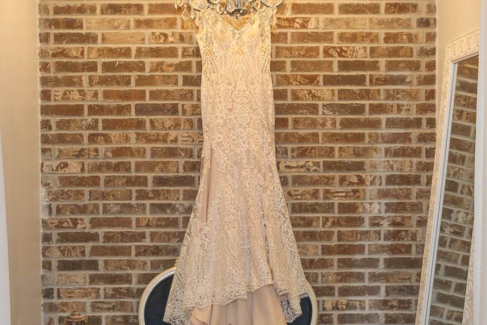 Brides dress is everything!