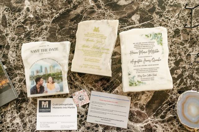 Wedding Marble Plaques