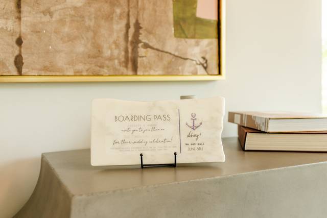 A wedding invite transformed