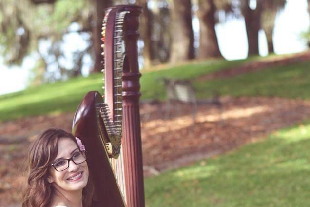 Harpist Kristen Elizabeth