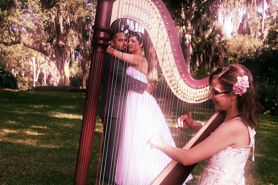 Harpist Kristen Elizabeth