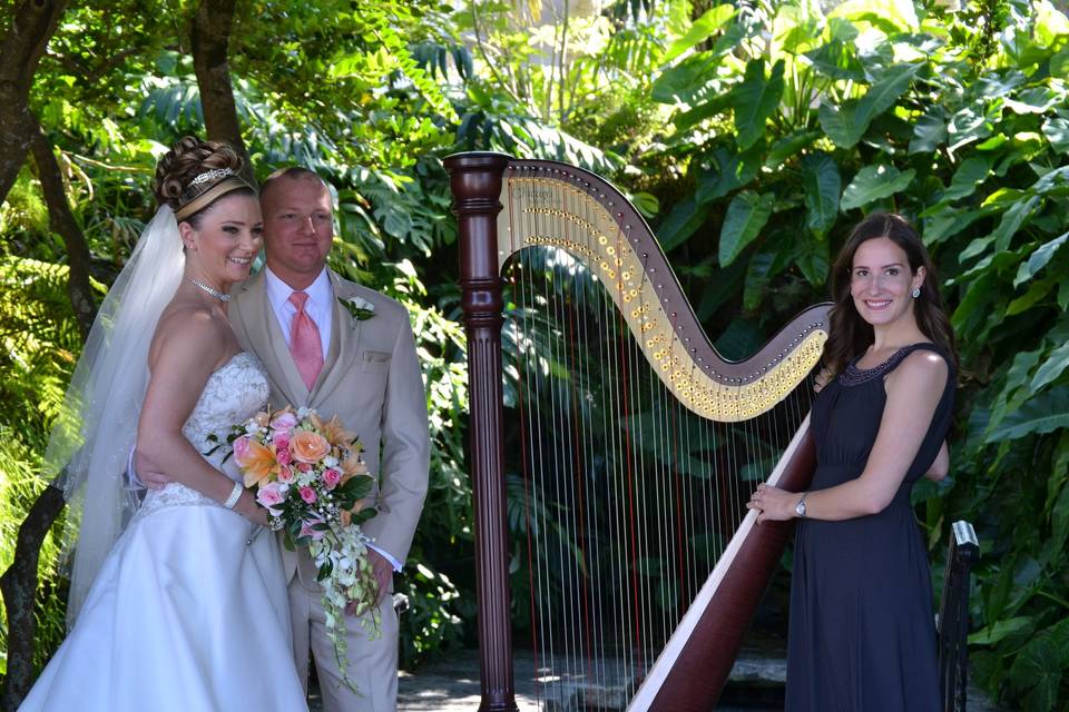 Harpist Kristen Elizabeth