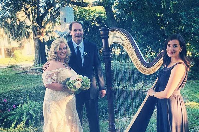 Harpist Kristen Elizabeth