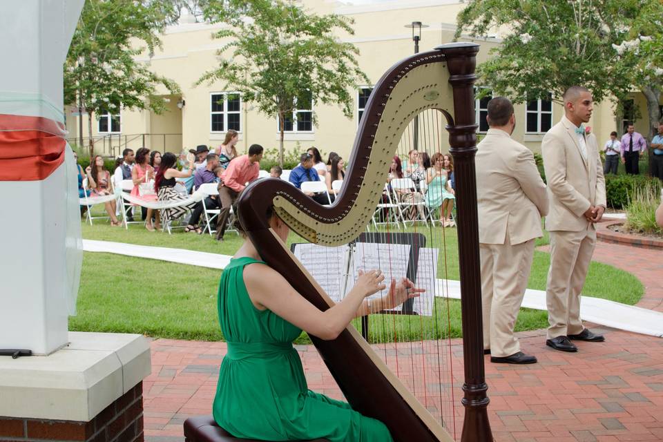 Harpist Kristen Elizabeth