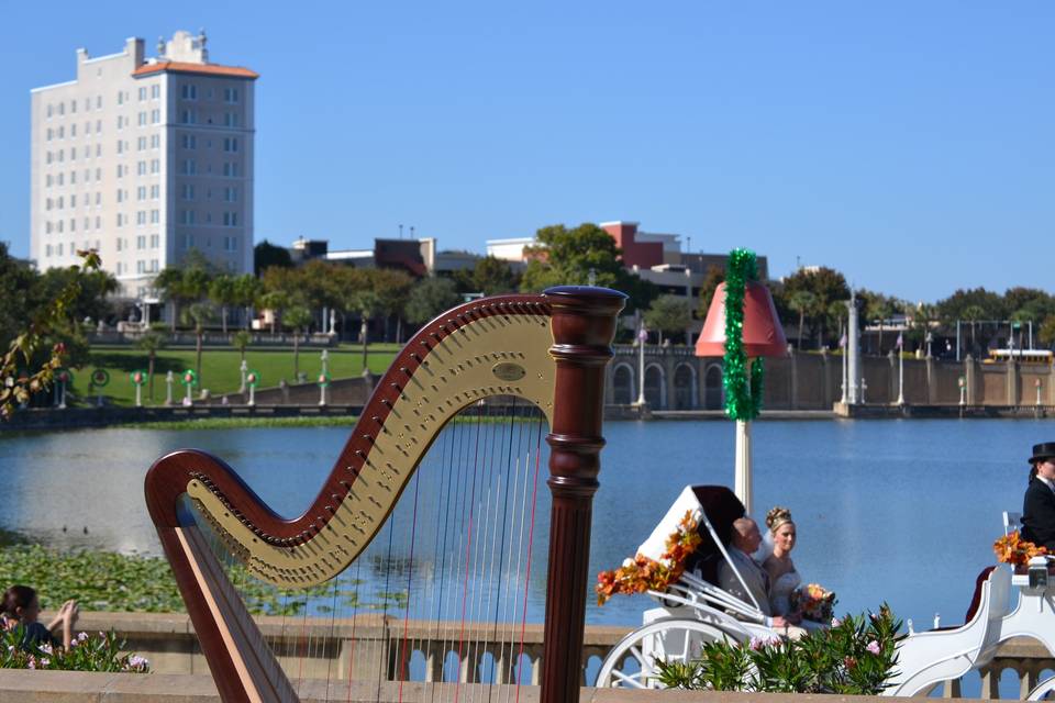 Harpist Kristen Elizabeth