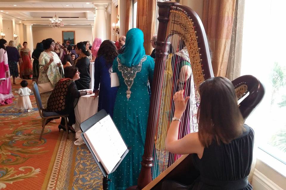 Harpist Kristen Elizabeth