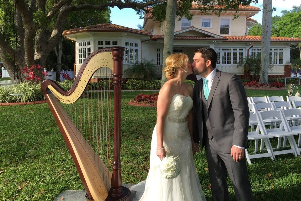 Harpist Kristen Elizabeth