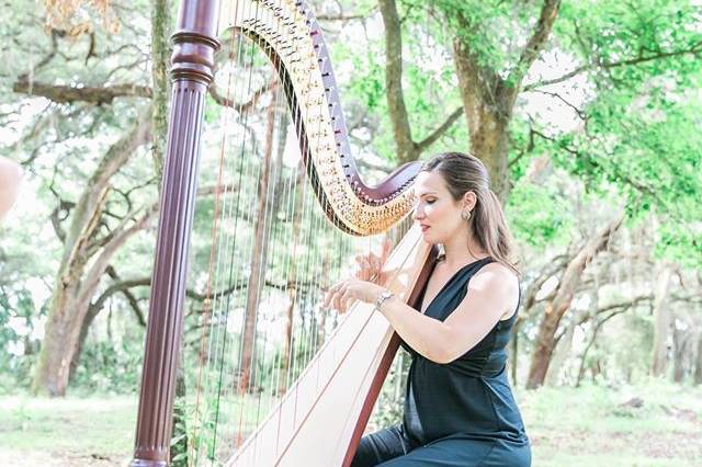 Harpist Kristen Elizabeth