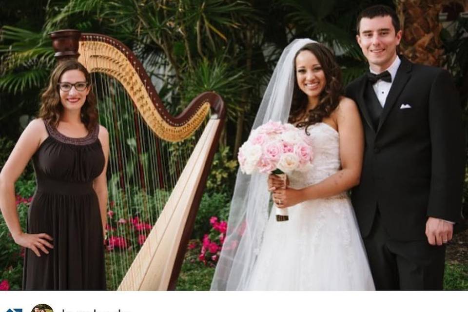 Harpist Kristen Elizabeth