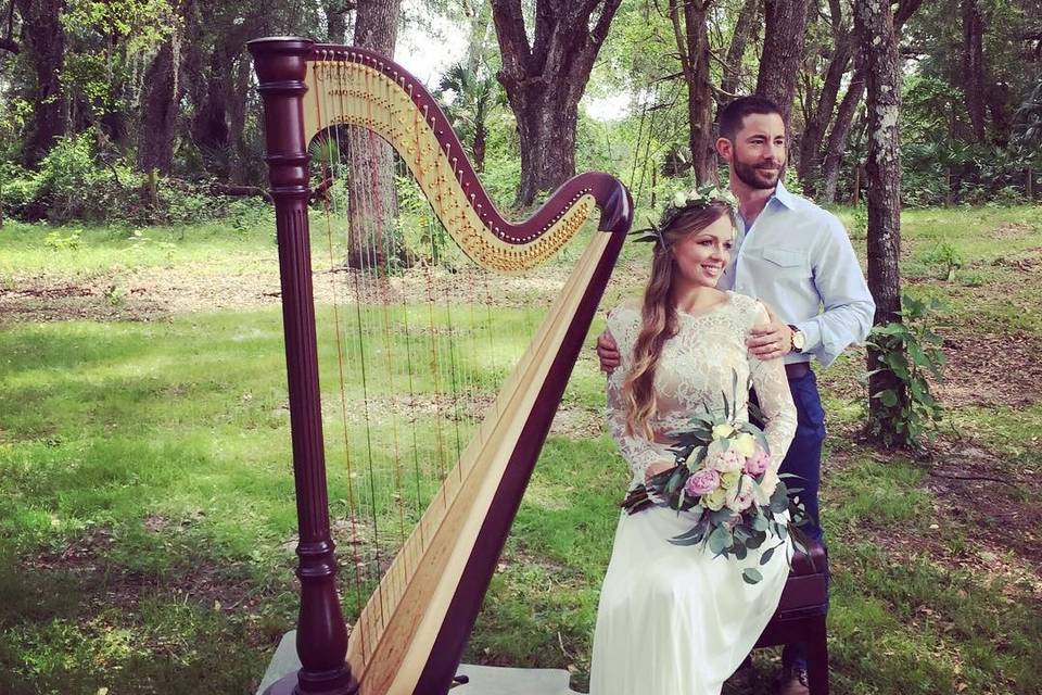 Harpist Kristen Elizabeth