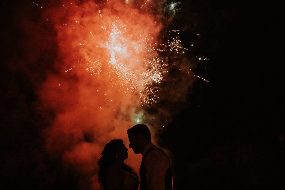 Wedding fireworks