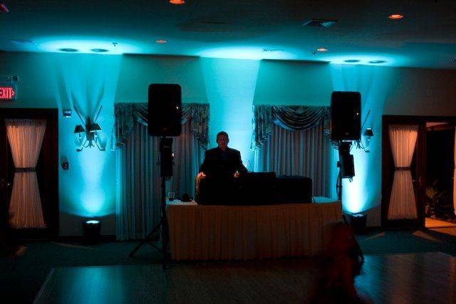 WeddingDJService.com LED uplighting