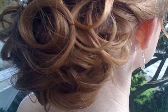 Updo and floral notes