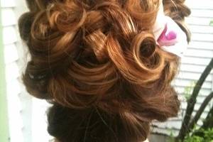 Bridal updo