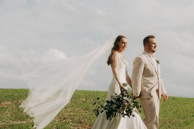 Bride and groom portraits