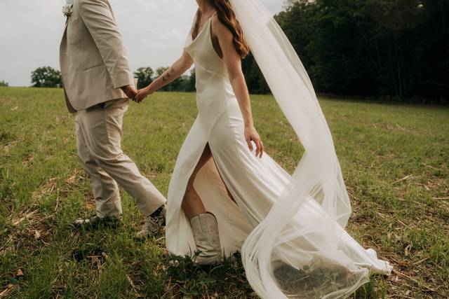 Bride and groom portraits