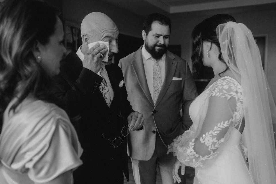 First look with dad