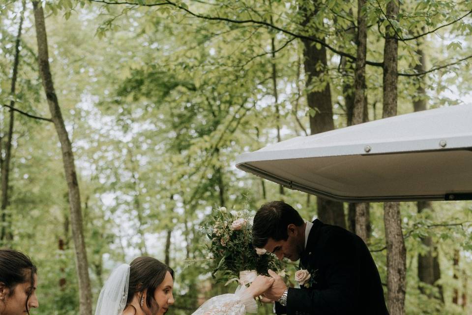 Bride and groom