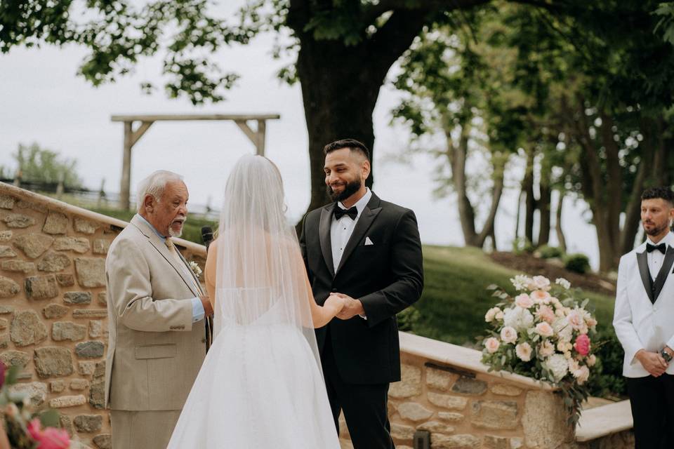 Bride and groom