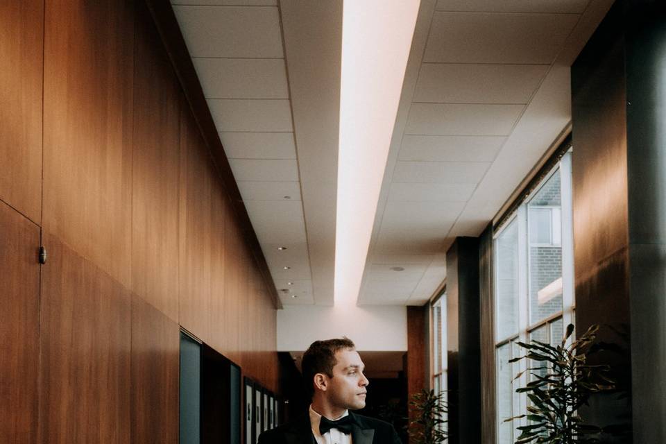 Groom portrait
