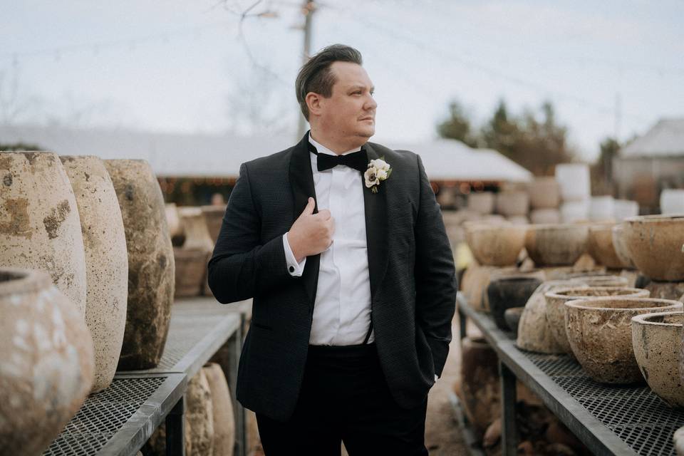 Groom portrait