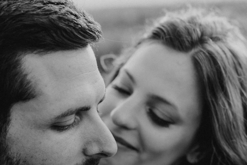 Sunset engagement photos
