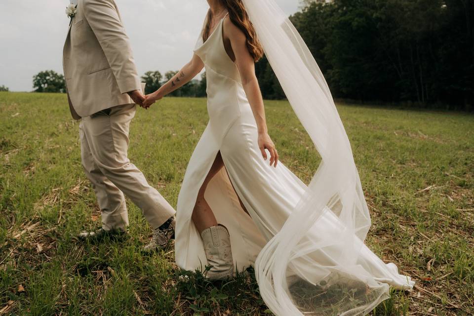 Bride and groom portraits