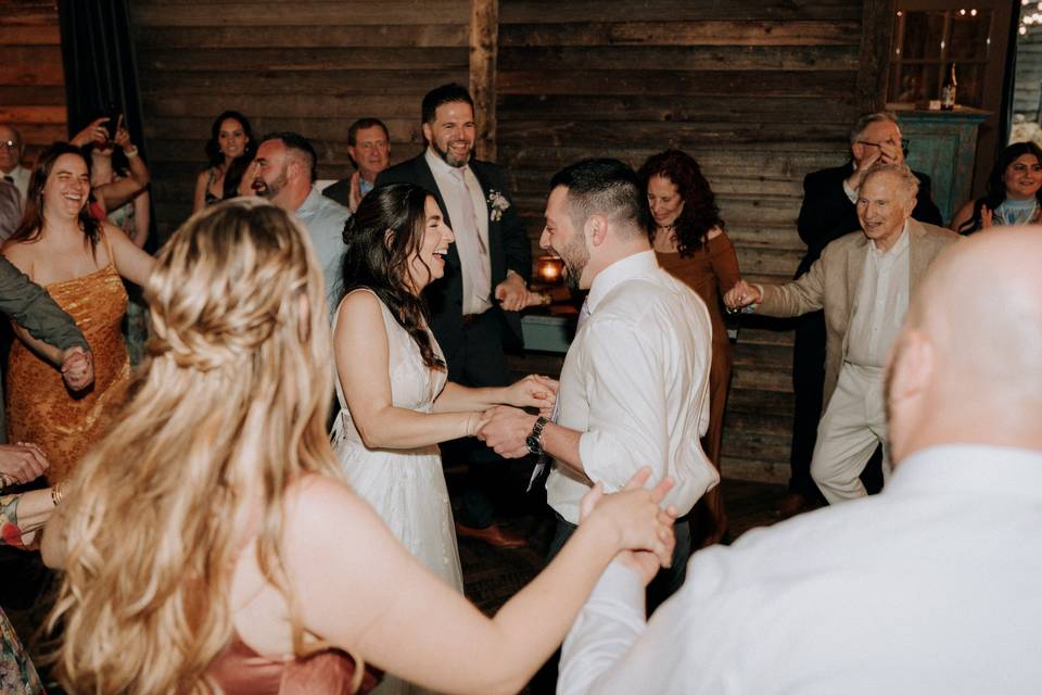 Reception dancing