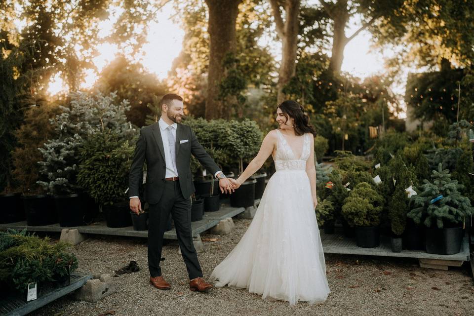 Bride and groom