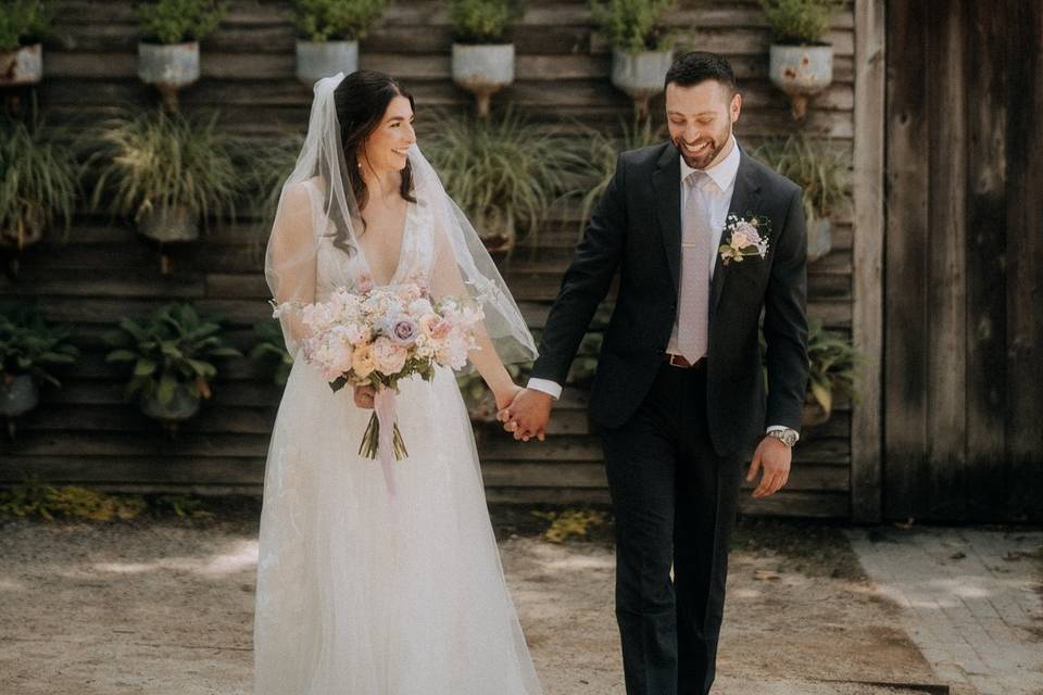 Bride and groom