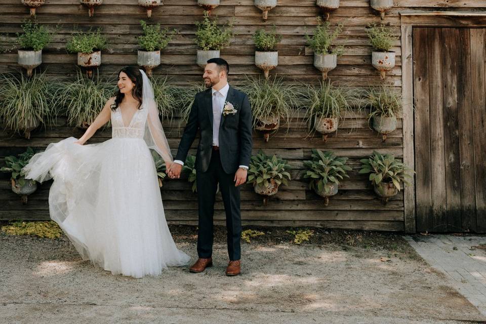 Bride and groom