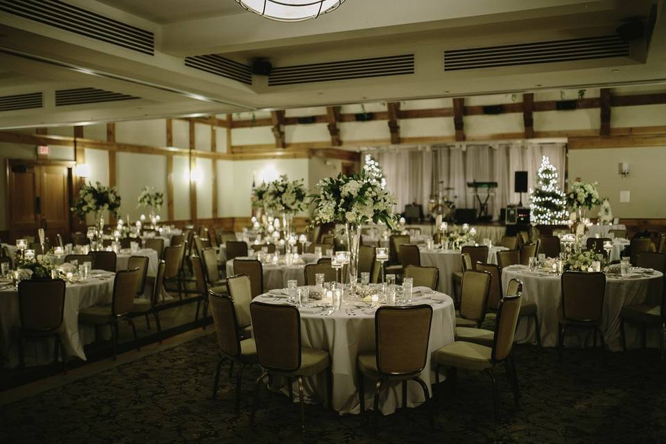 Interior of Lake Club Ballroom