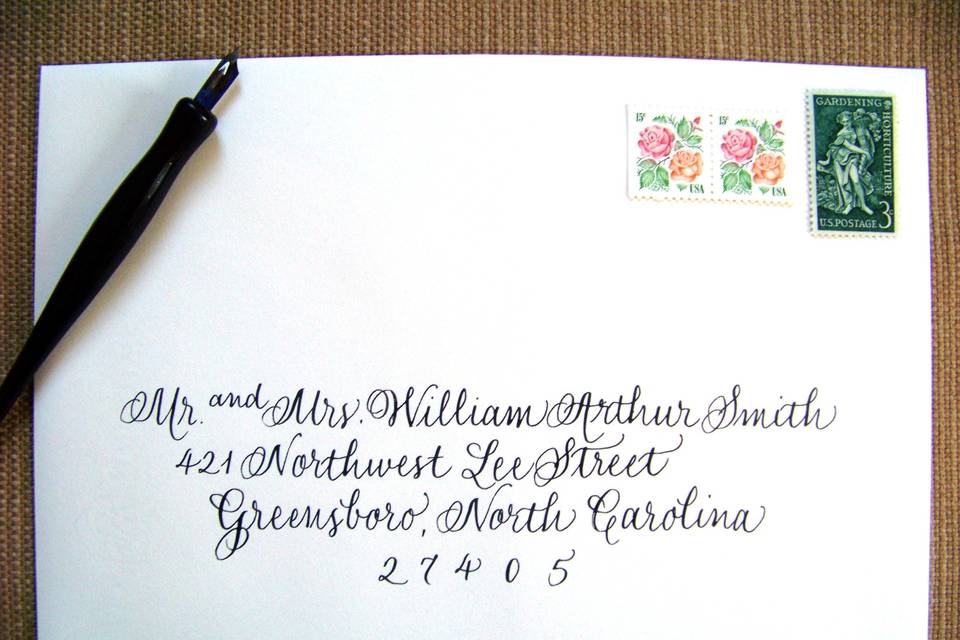 Calligraphy by Carole