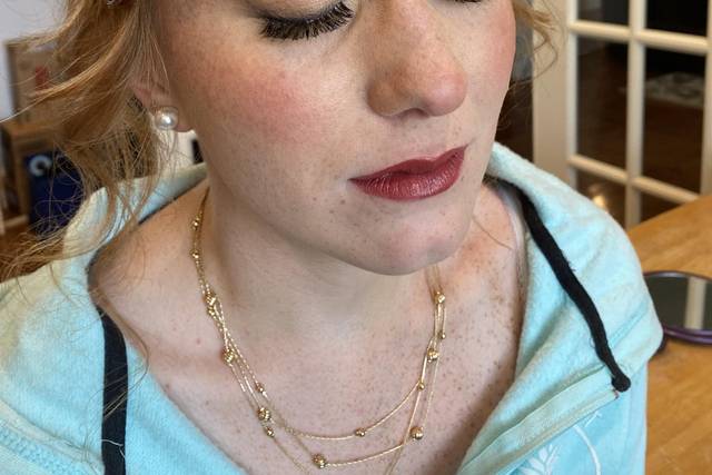 Wedding day glam